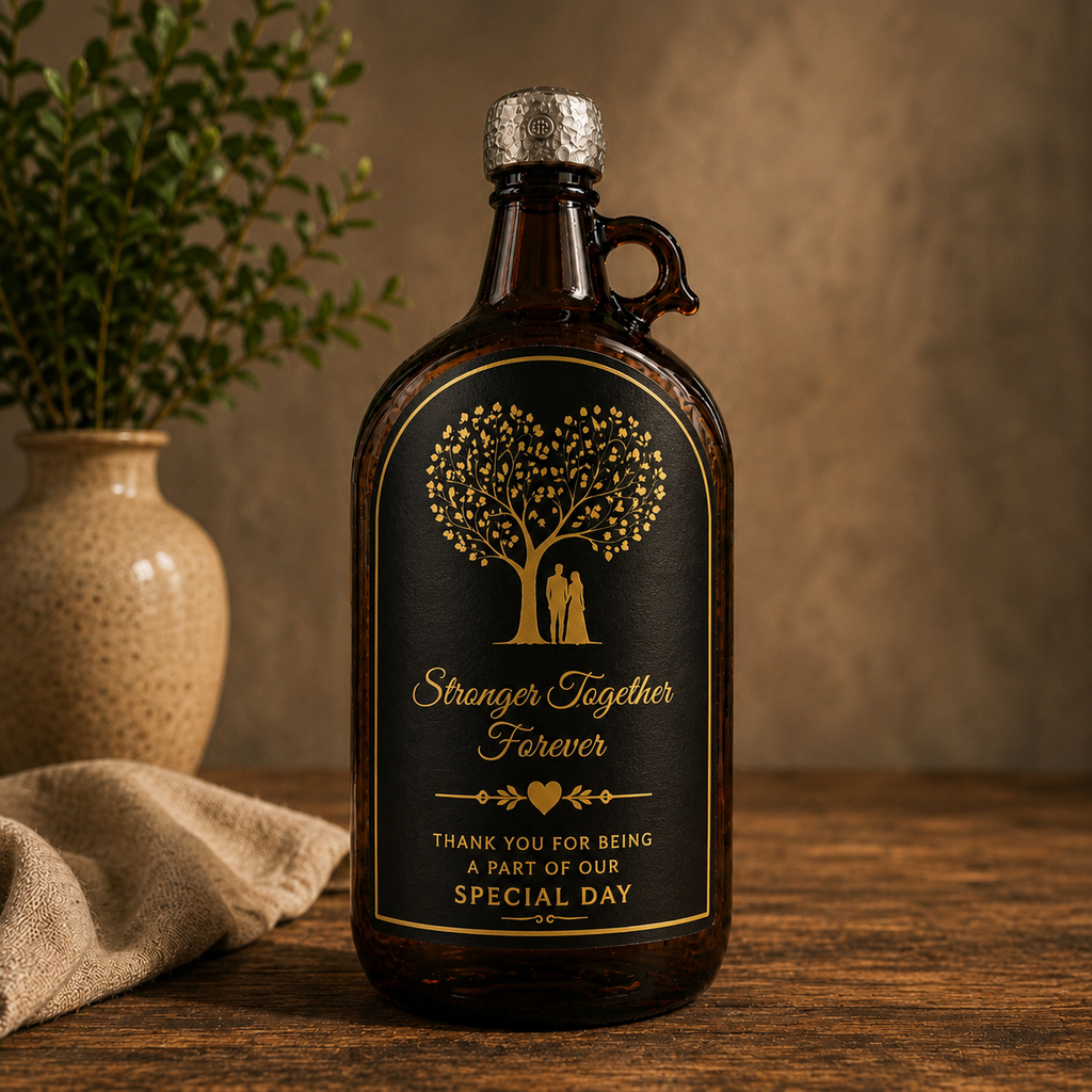 Timeless Love – Romantic Glass Bottle