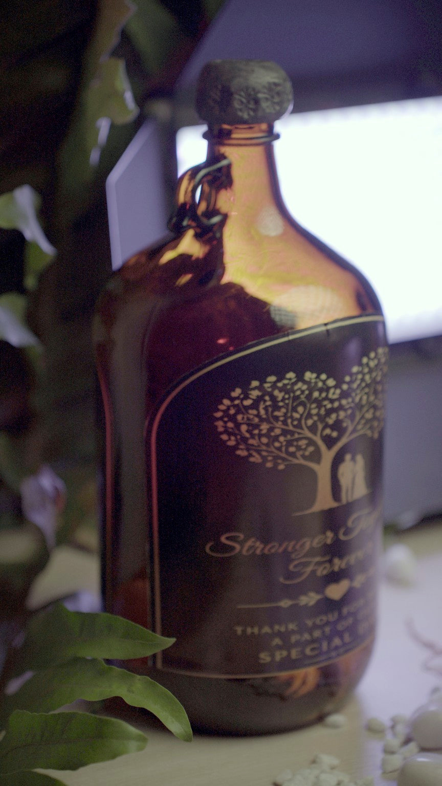 Timeless Love – Romantic Glass Bottle