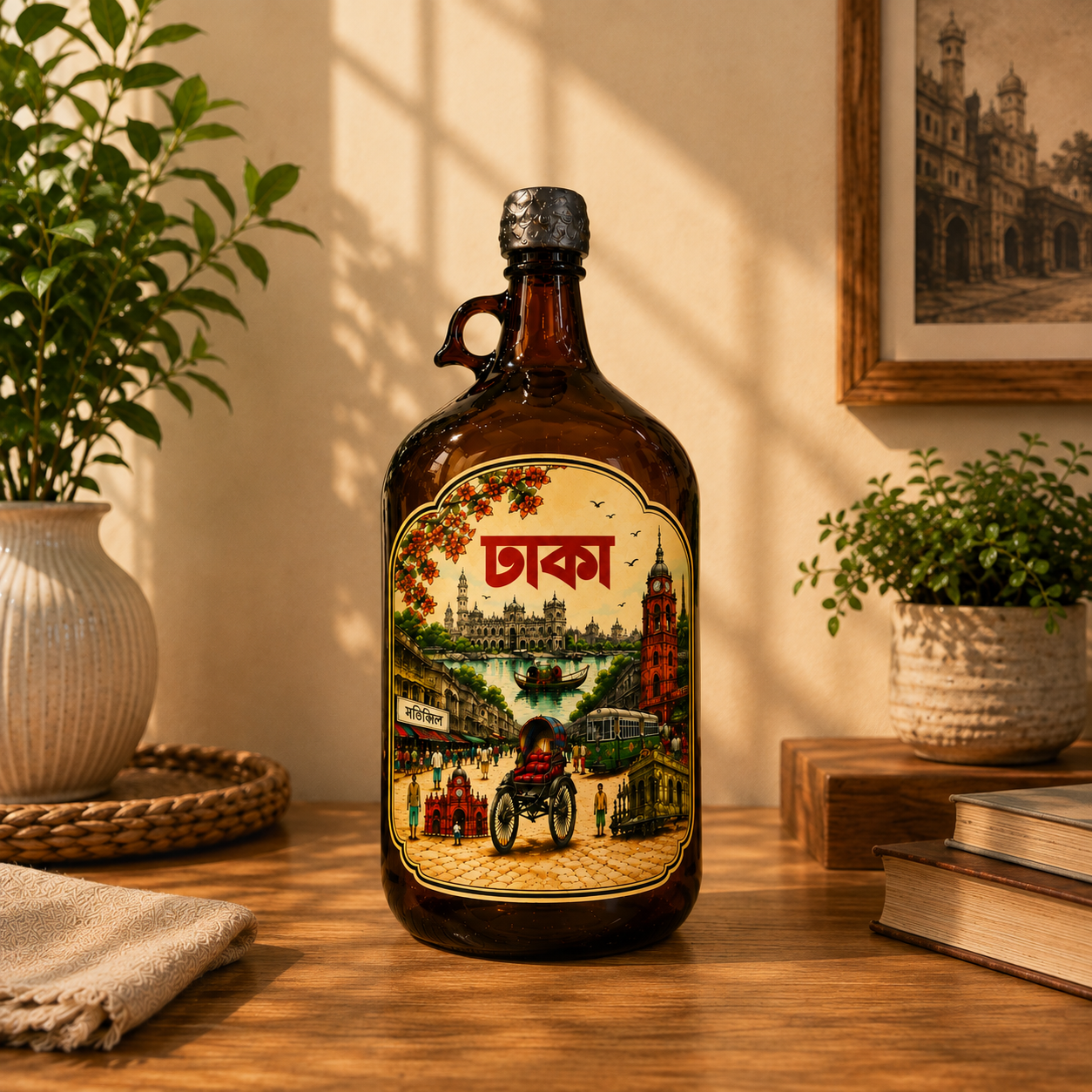Old Dhaka  - Heritage Glass Bottle